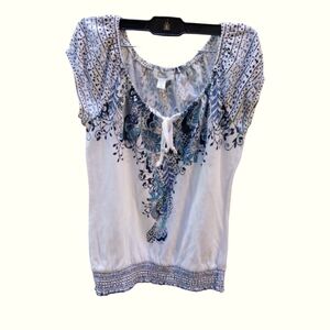 Dressbarn Floral Top Size M